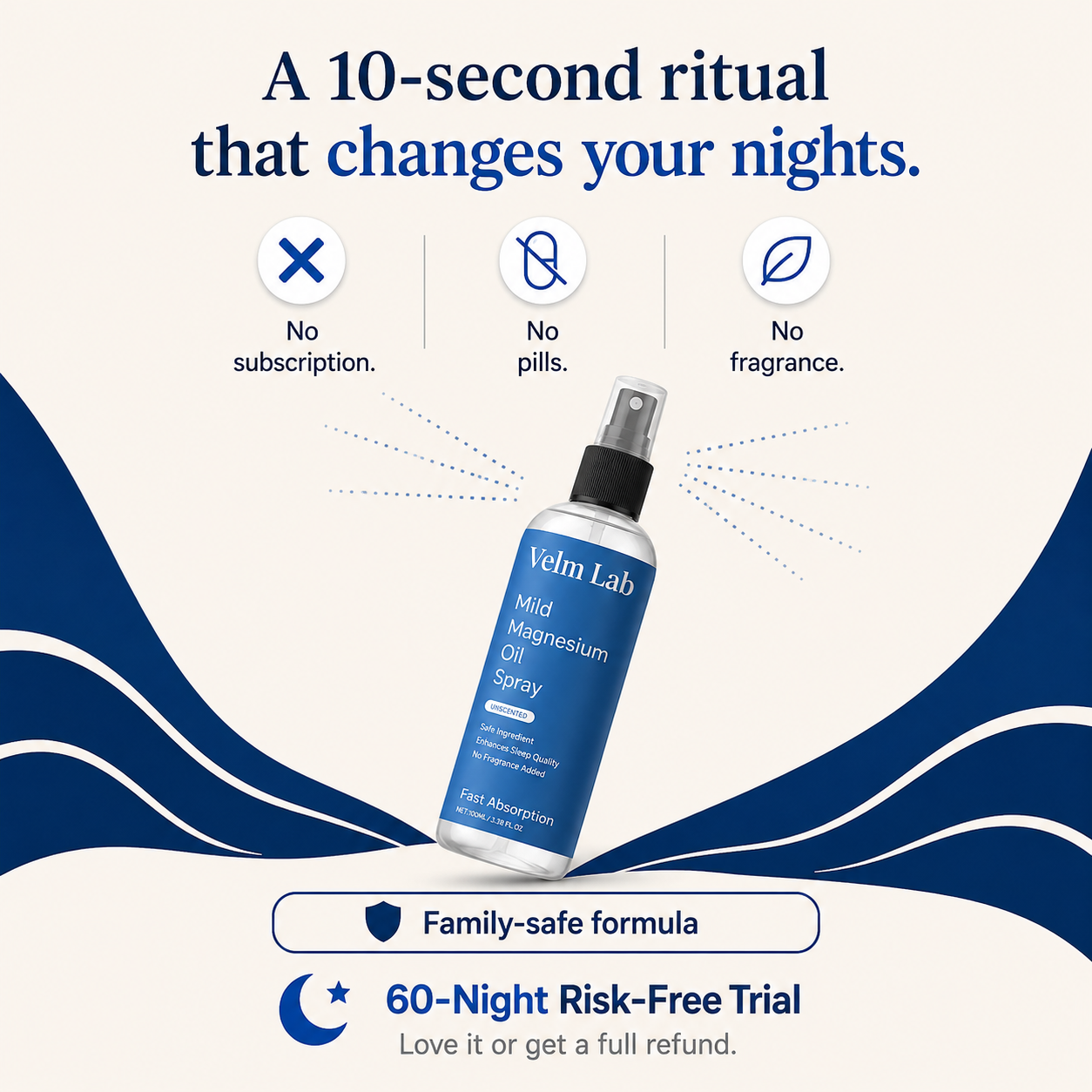 Deep Sleep Magnesium Reset Spray